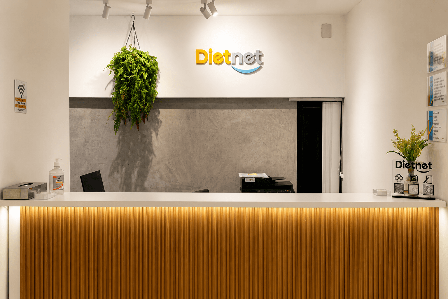 Clínica Dietnet — recepção